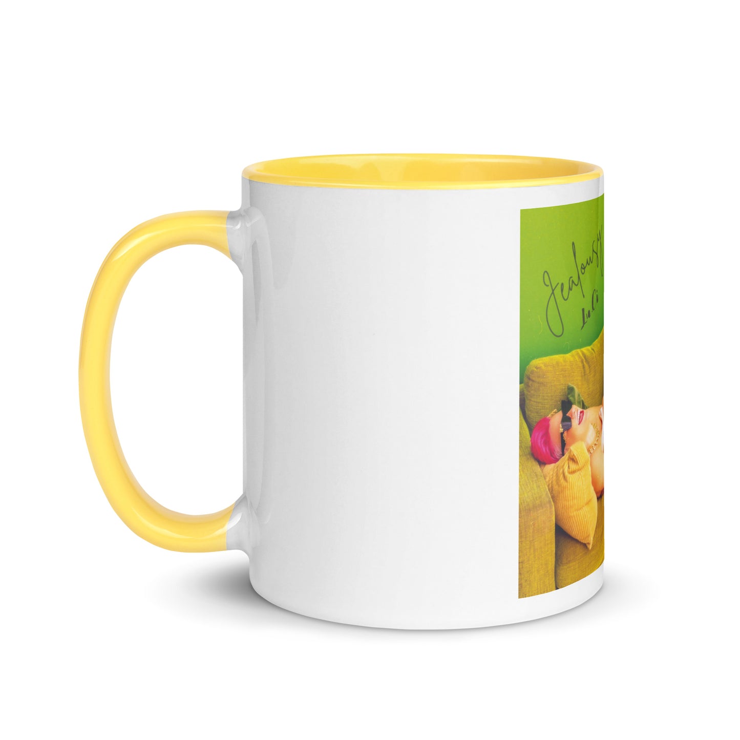 Jealousy Artwork Mug with Color Inside