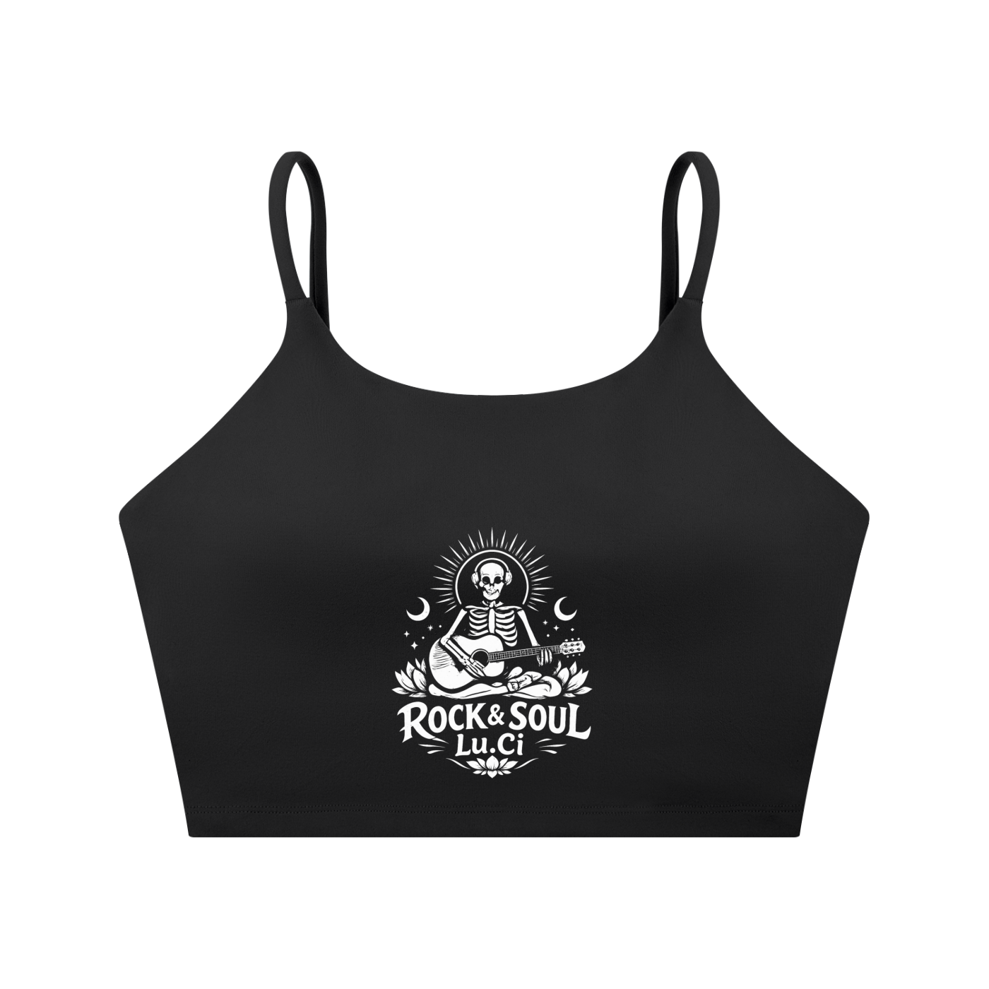 Spaghetti Strap Yoga Sports Bra