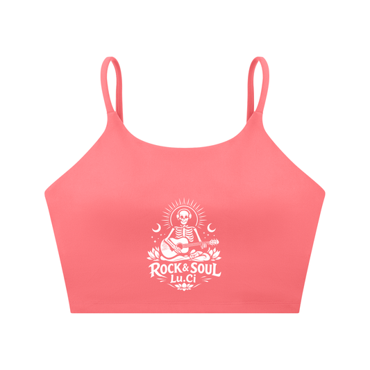 Spaghetti Strap Yoga Sports Bra