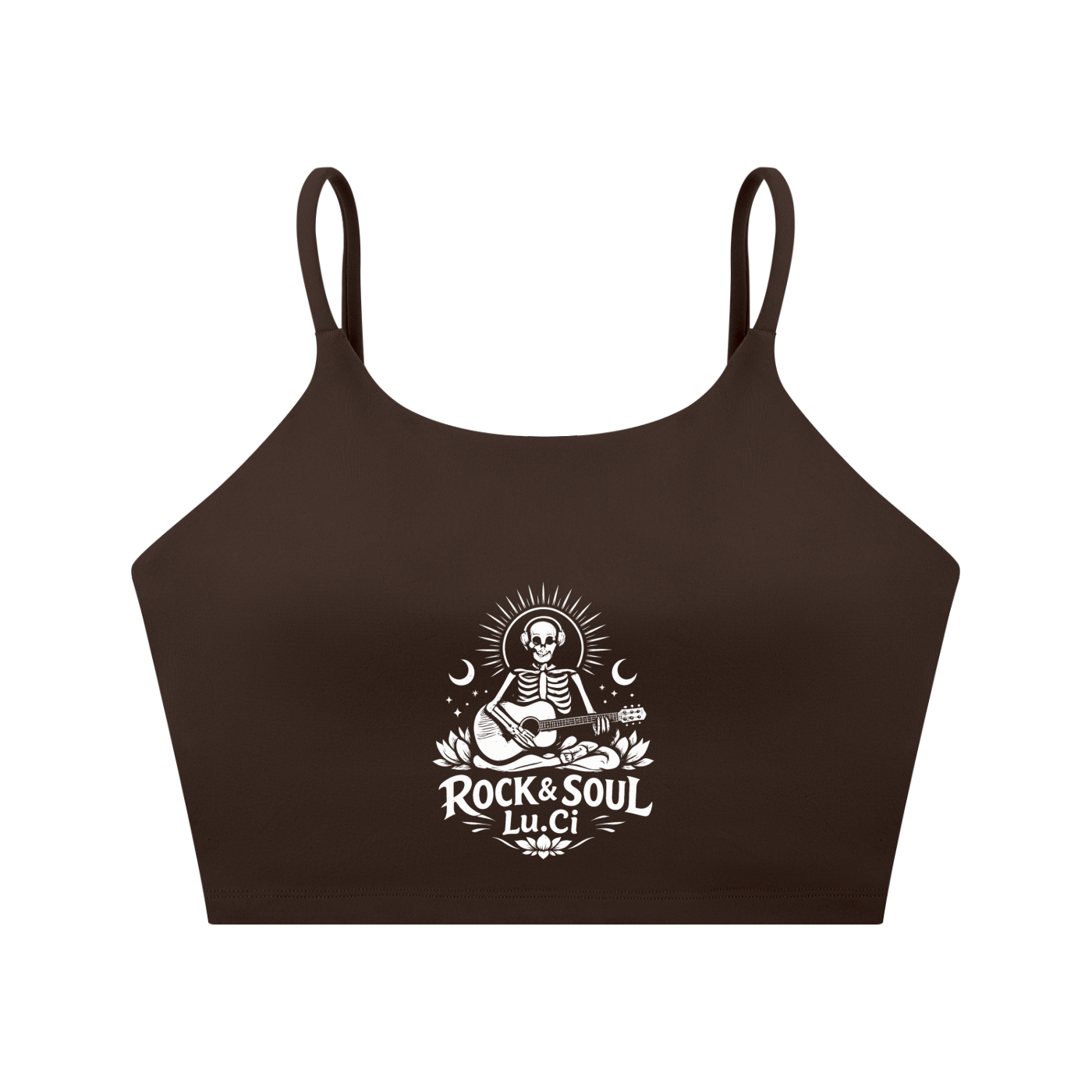 Spaghetti Strap Yoga Sports Bra