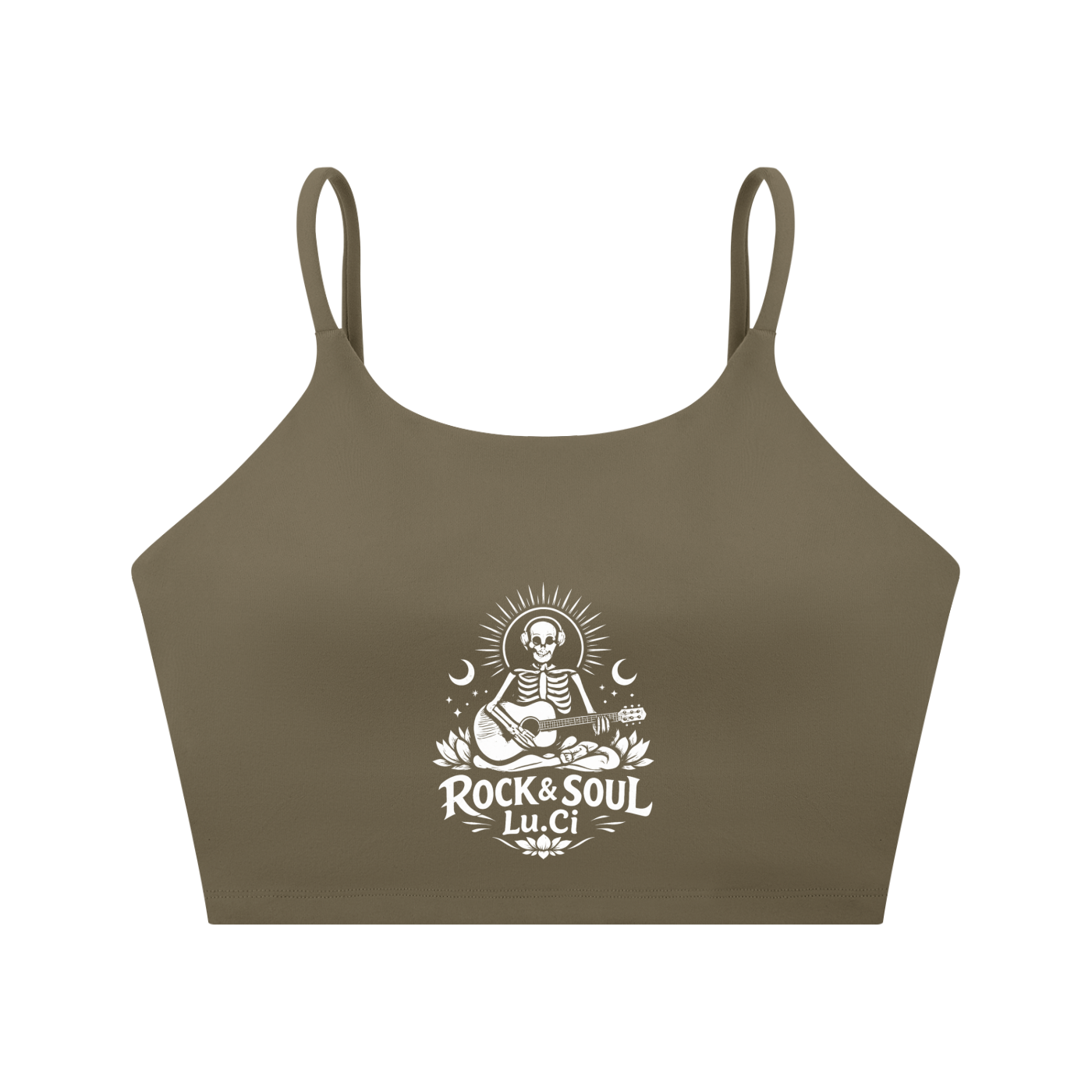 Spaghetti Strap Yoga Sports Bra