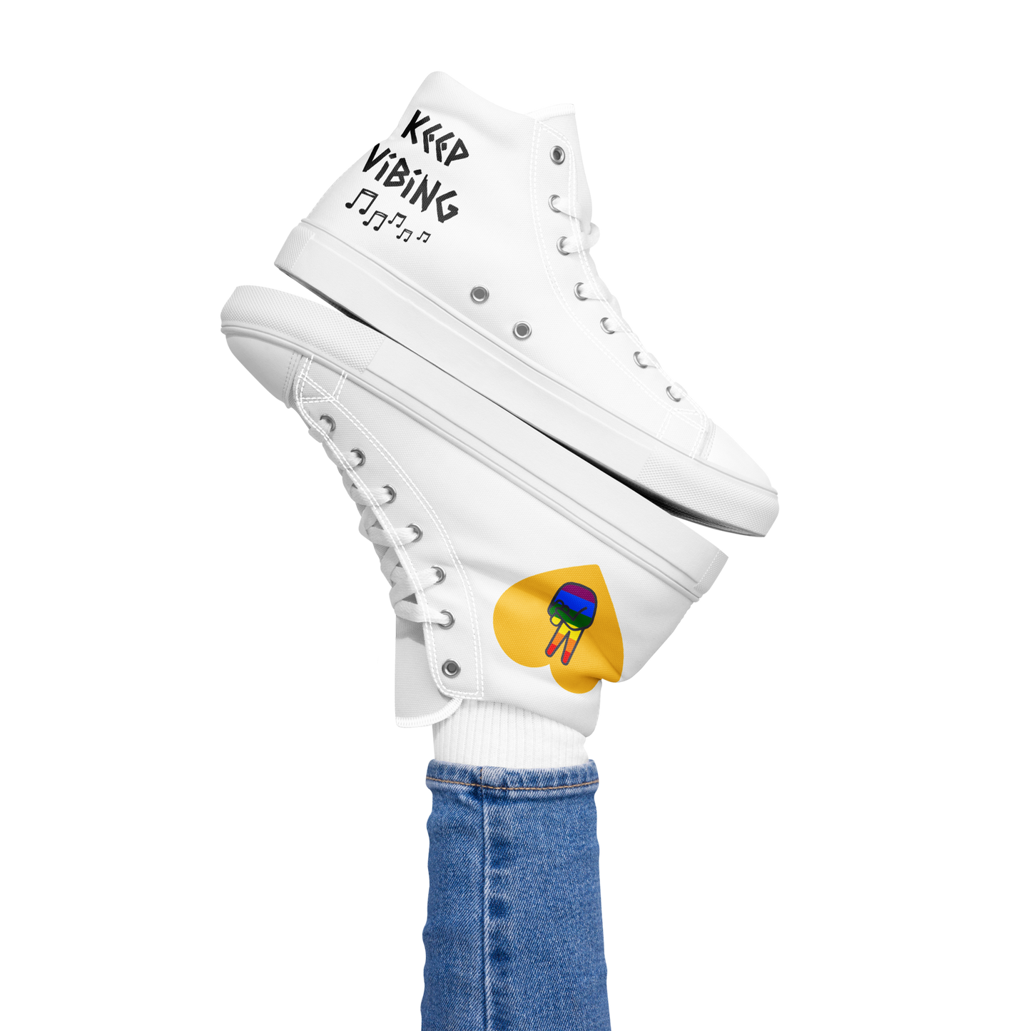 Tribe Women’s high top canvas shoes