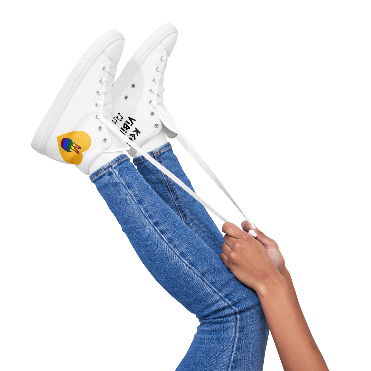 Tribe Women’s high top canvas shoes